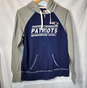 Patriots zip up hoodie